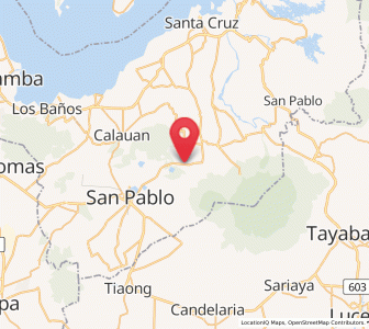 Map of Rizal, Calabarzon
