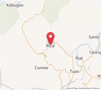 Map of Rizal, Cagayan Valley