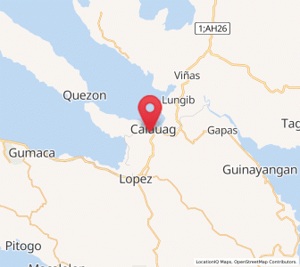 Map of Rizal, Calabarzon