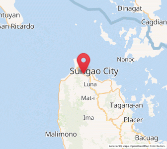 Map of Rizal, Caraga