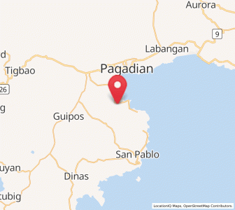 Map of Robonkon, Zamboanga Peninsula