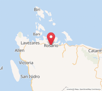 Map of Rosario, Eastern Visayas