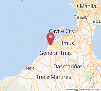 Map of Rosario, Calabarzon