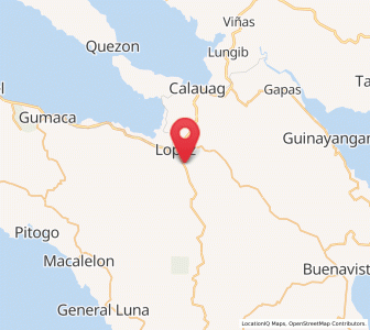 Map of Rosario, Calabarzon