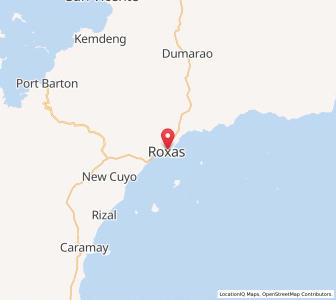 Map of Roxas, Mimaropa