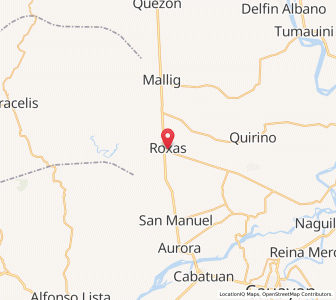 Map of Roxas, Cagayan Valley