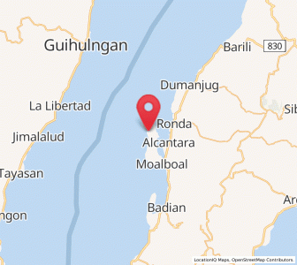 Map of Saavedra, Central Visayas