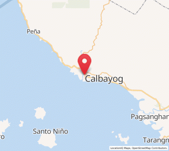 Map of Sabang, Eastern Visayas