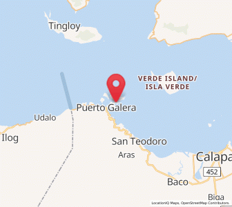 Map of Sabang, Mimaropa