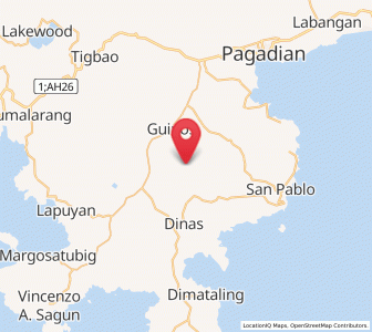 Map of Sagacad, Zamboanga Peninsula