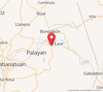 Map of Sagana, Central Luzon