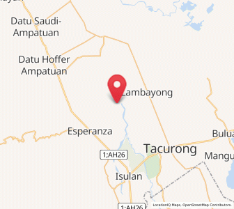 Map of Sagasa, Autonomous Region in Muslim Mindanao