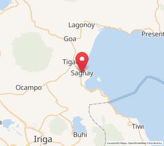 Map of Sagnay, Bicol