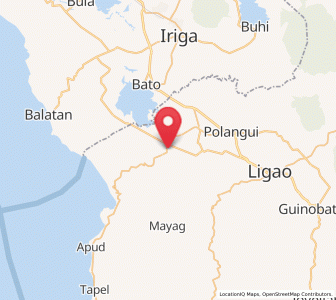 Map of Sagrada Familia, Bicol