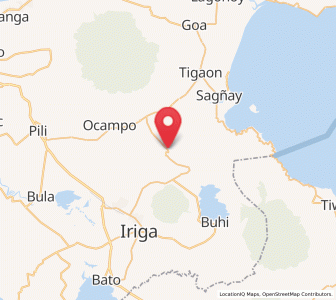 Map of Sagrada, Bicol