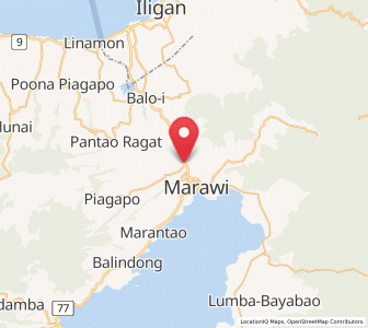 Map of Saguiaran, Autonomous Region in Muslim Mindanao