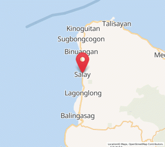 Map of Salay, Northern Mindanao