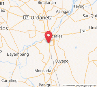 Map of Salcedo, Central Luzon