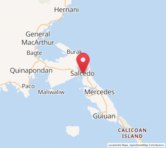 Map of Salcedo, Eastern Visayas