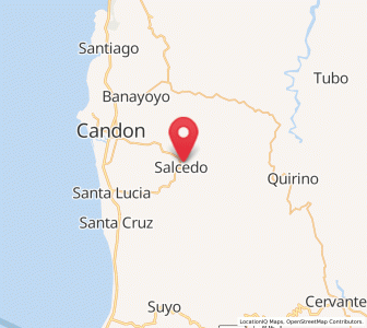 Map of Salcedo, Ilocos