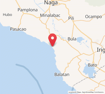 Map of Salingogan, Bicol