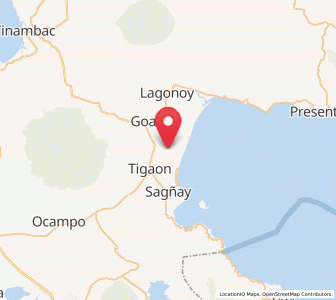 Map of Salogon, Bicol
