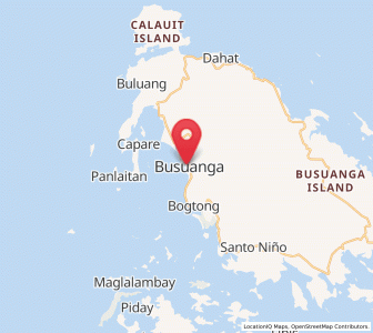 Map of Salvacion, Mimaropa
