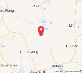 Map of Sambuluan, Autonomous Region in Muslim Mindanao