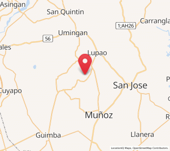 Map of Sampaloc, Central Luzon