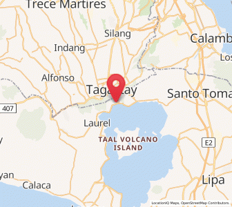 Map of Sampaloc, Calabarzon