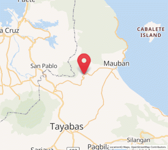 Map of Sampaloc, Calabarzon