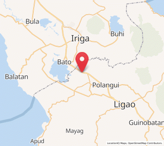Map of San Agustin, Bicol