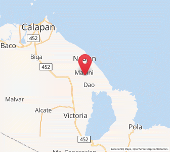 Map of San Agustin, Mimaropa