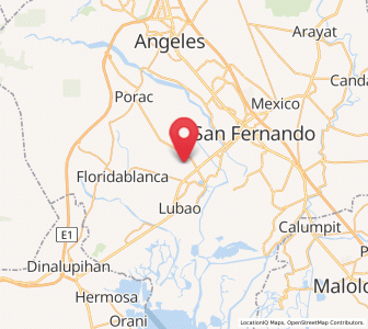 Map of San Agustin, Central Luzon