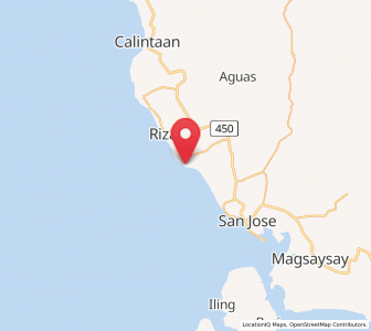 Map of San Agustin, Mimaropa