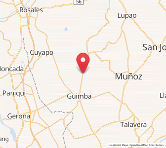 Map of San Andres, Central Luzon