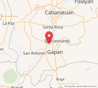 Map of San Anton, Central Luzon