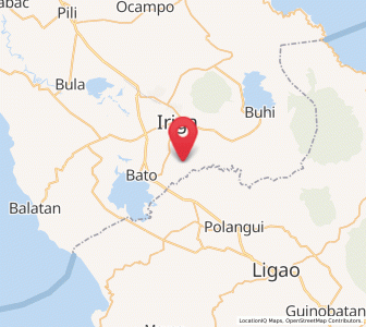 Map of San Antonio, Bicol