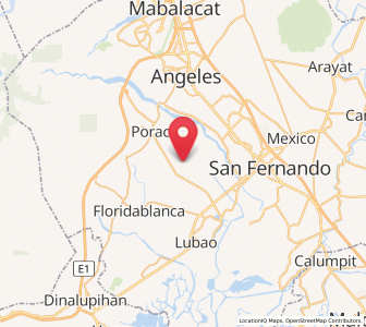 Map of San Basilio, Central Luzon