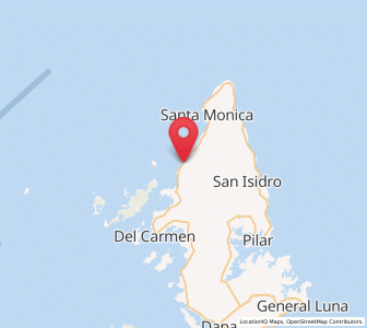 Map of San Benito, Caraga