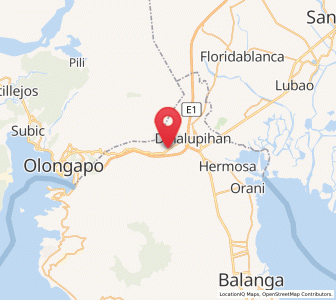 Map of San Benito, Central Luzon