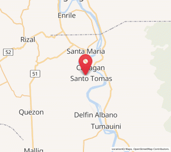 Map of San Bernardo, Cagayan Valley