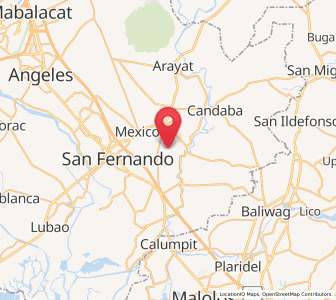 Map of San Carlos, Central Luzon