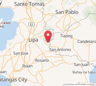 Map of San Celestio, Calabarzon