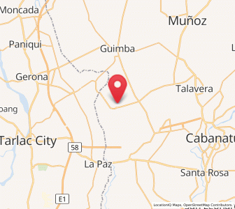 Map of San Cristobal, Central Luzon