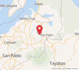 Map of San Diego, Calabarzon