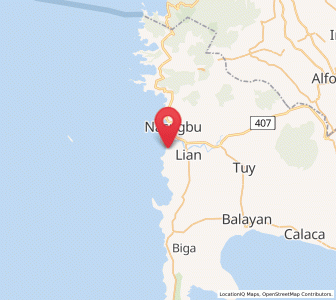 Map of San Diego, Calabarzon
