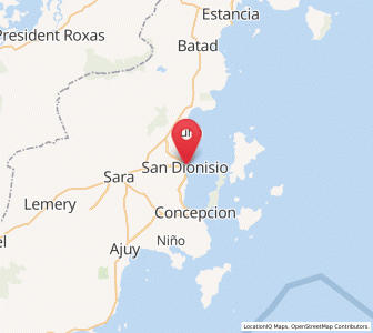 Map of San Dionisio, Western Visayas