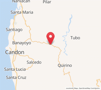 Map of San Emilio, Ilocos