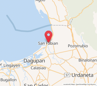 Map of San Fabian, Ilocos